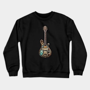 Steampunk Electric Guitar Crewneck Sweatshirt